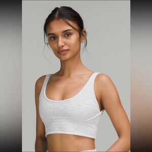lululemon Reversible Light Gray Sports Bra